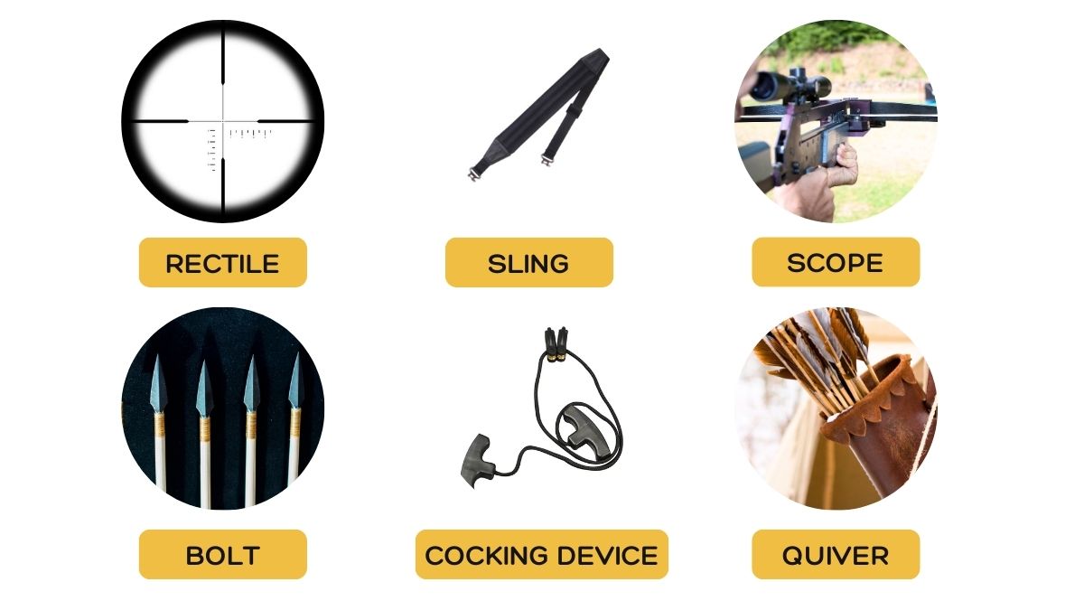 Crossbow gear or equipment