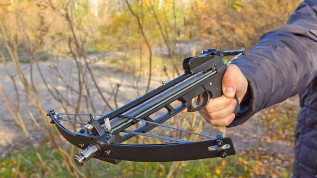 The pistol crossbow for hunting