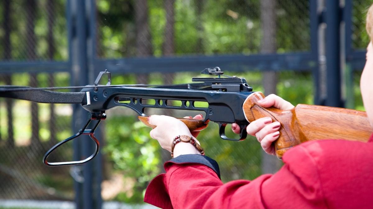 Young Woman Shooting