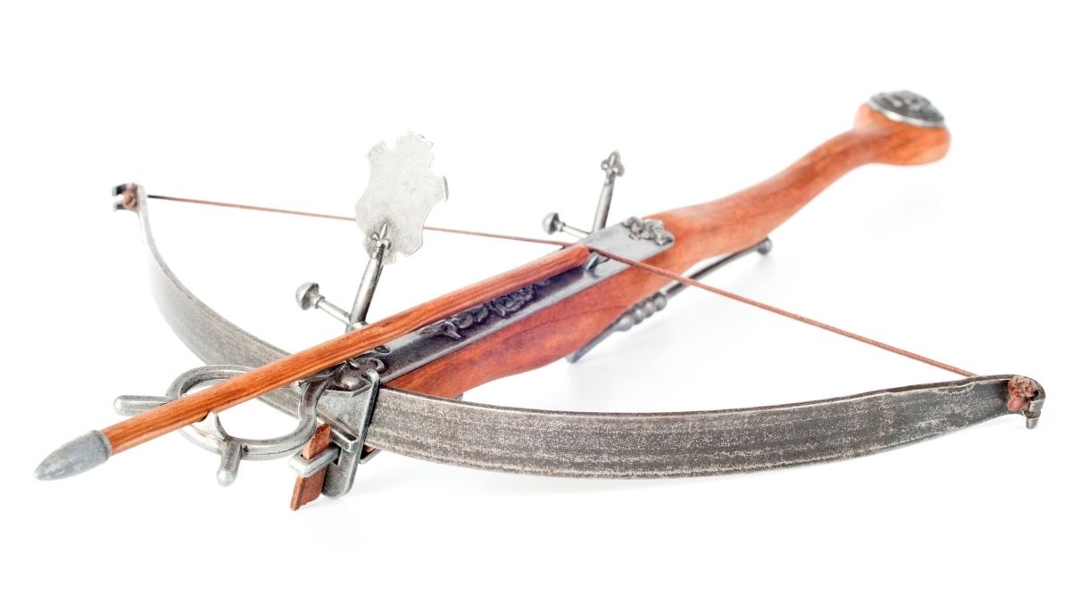 A retro stylized crossbow