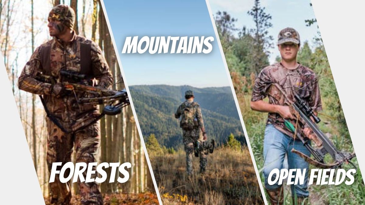 Crossbow Hunting Terrain Forests, Mountains & Open Fields