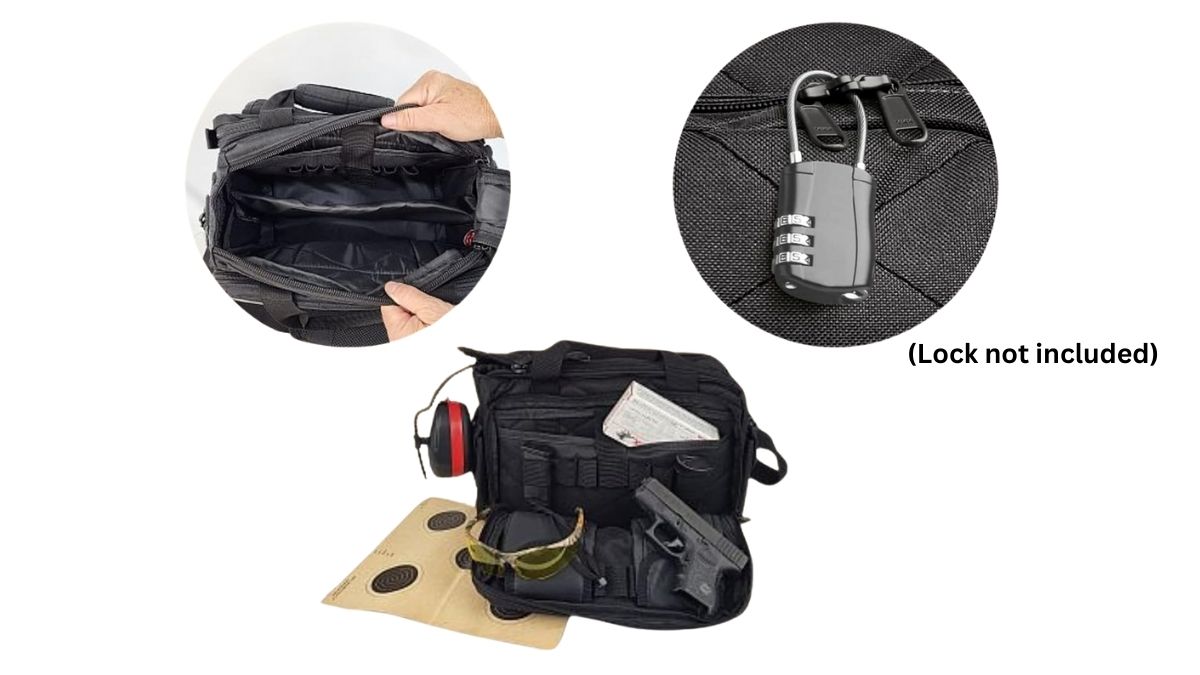 Orca Tactical range bag compartment and ykk zippers