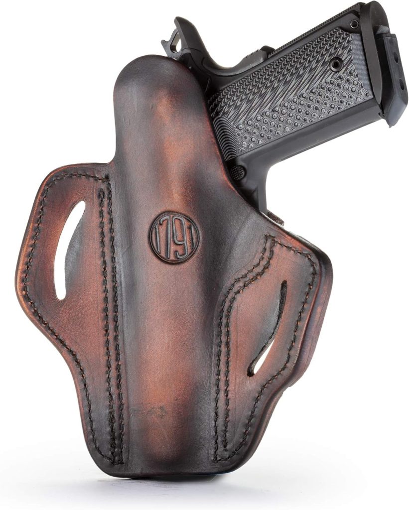 Best Classic Leather Pancake 1911 Holster: 1791 GUNLEATHER