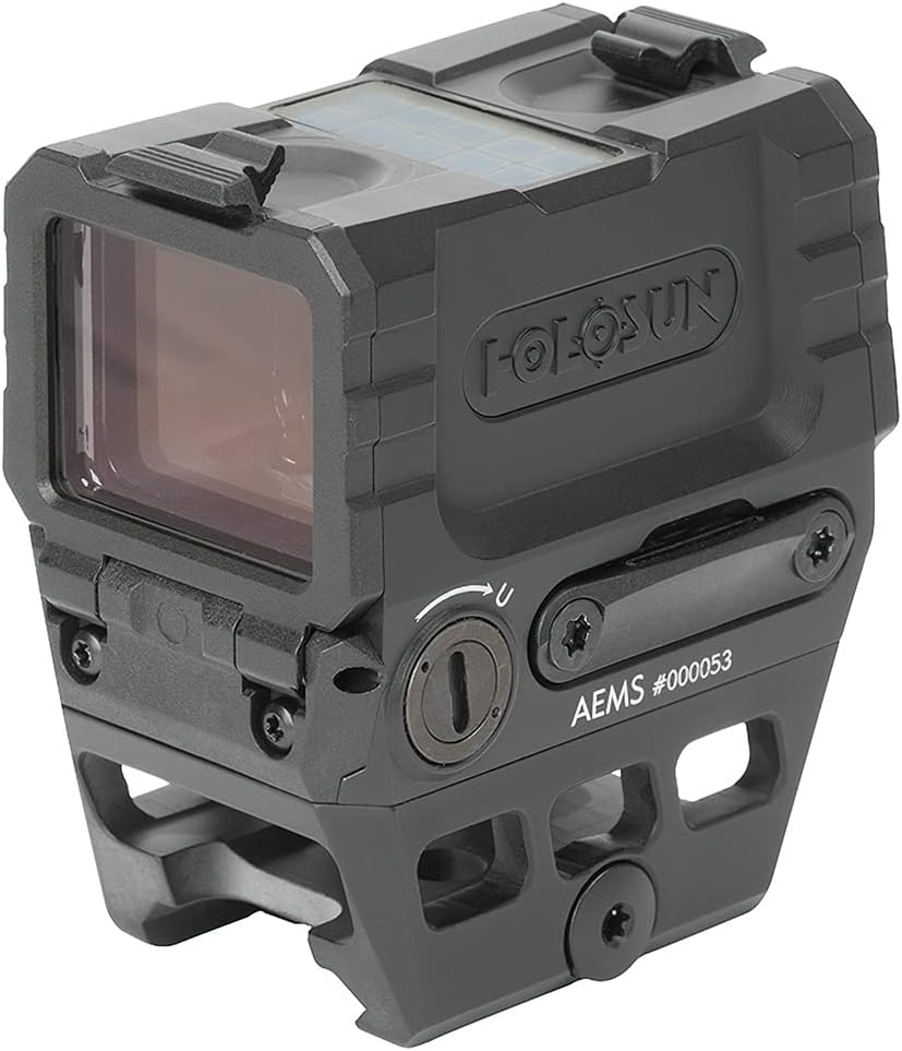 HOLOSUN Green Multi-Reticle, 7075 Aluminum, Enclosed, Solar, Shake Awake, Rifle (AEMS221301)