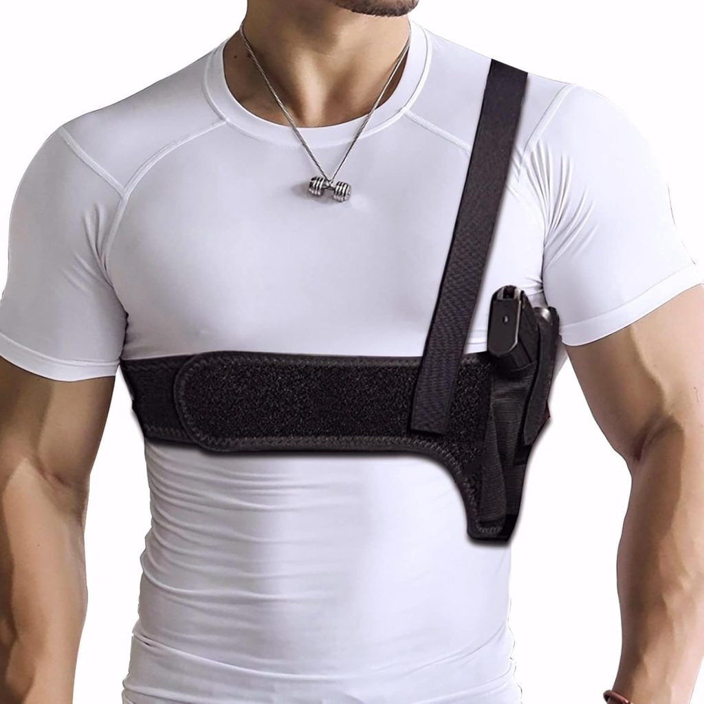 Quick Draw Shoulder Holster Belly Band Gun Holster