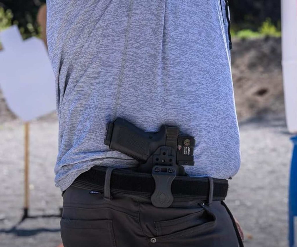 Photon holster is a modular Level 1 retention holster designed for both IWB and OWB carry, built around an ambidextrous, optic-ready, light-bearing shell.