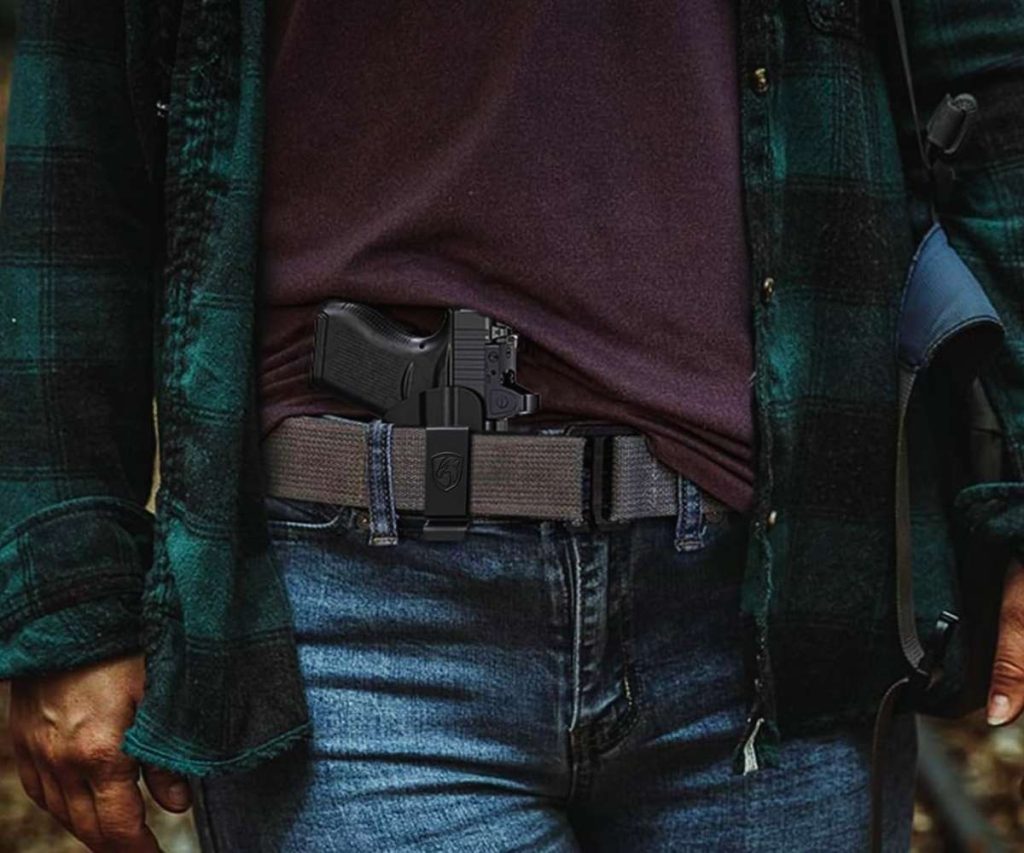 MUNALO’s IWB with Concealment Claw is a hybrid rig built specifically for the Glock 43, 43X, and 43X MOS.