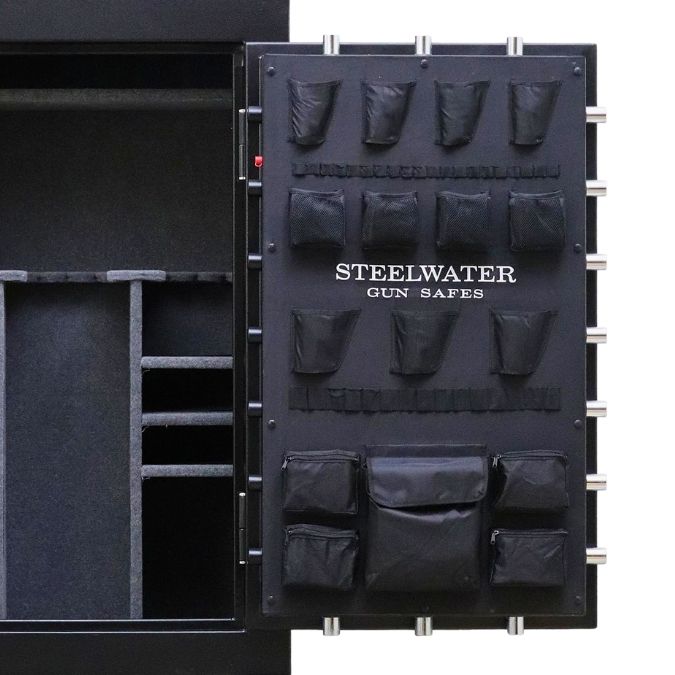 Steelwater 39-gun safe door view